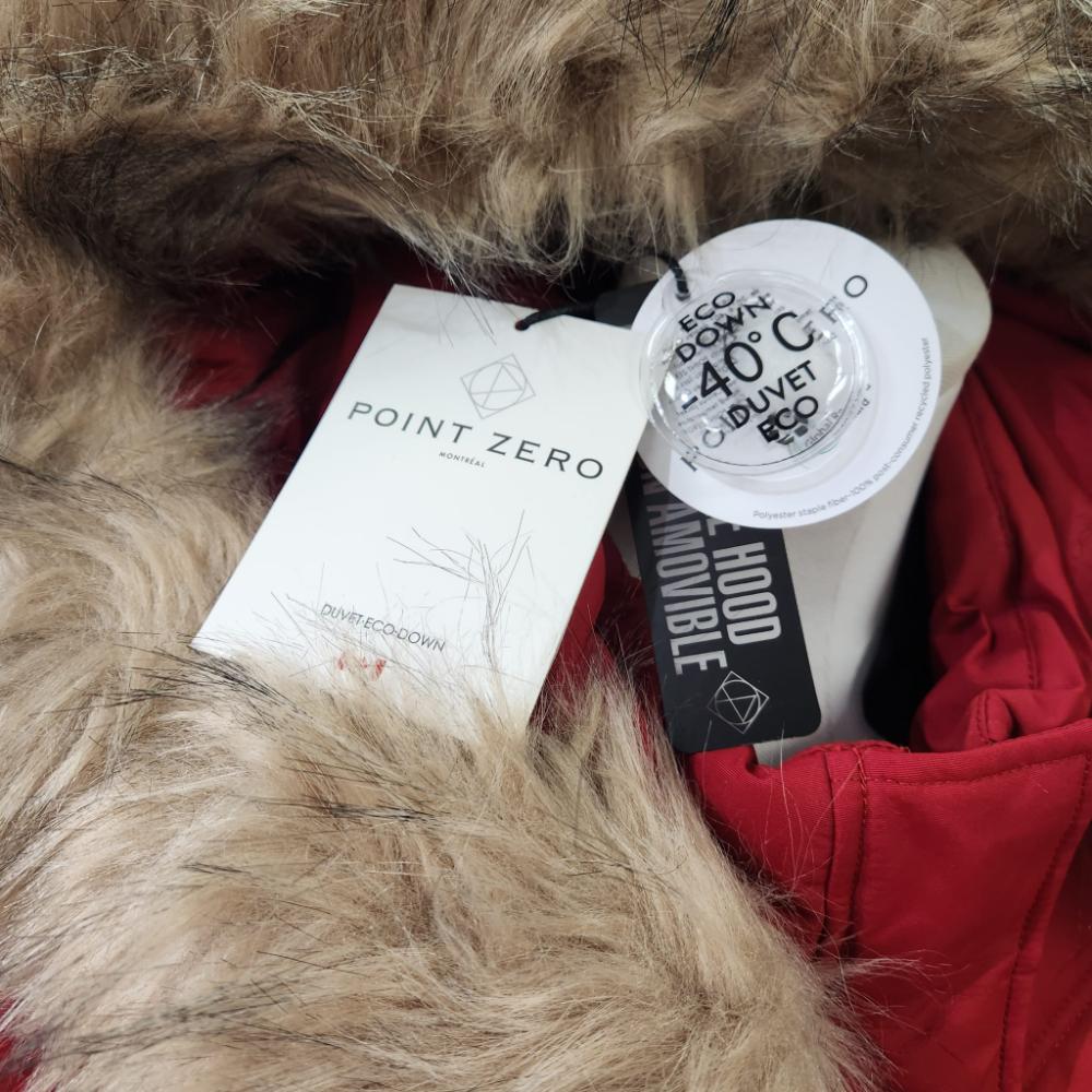 Tag 2 on ruby color winter jacket