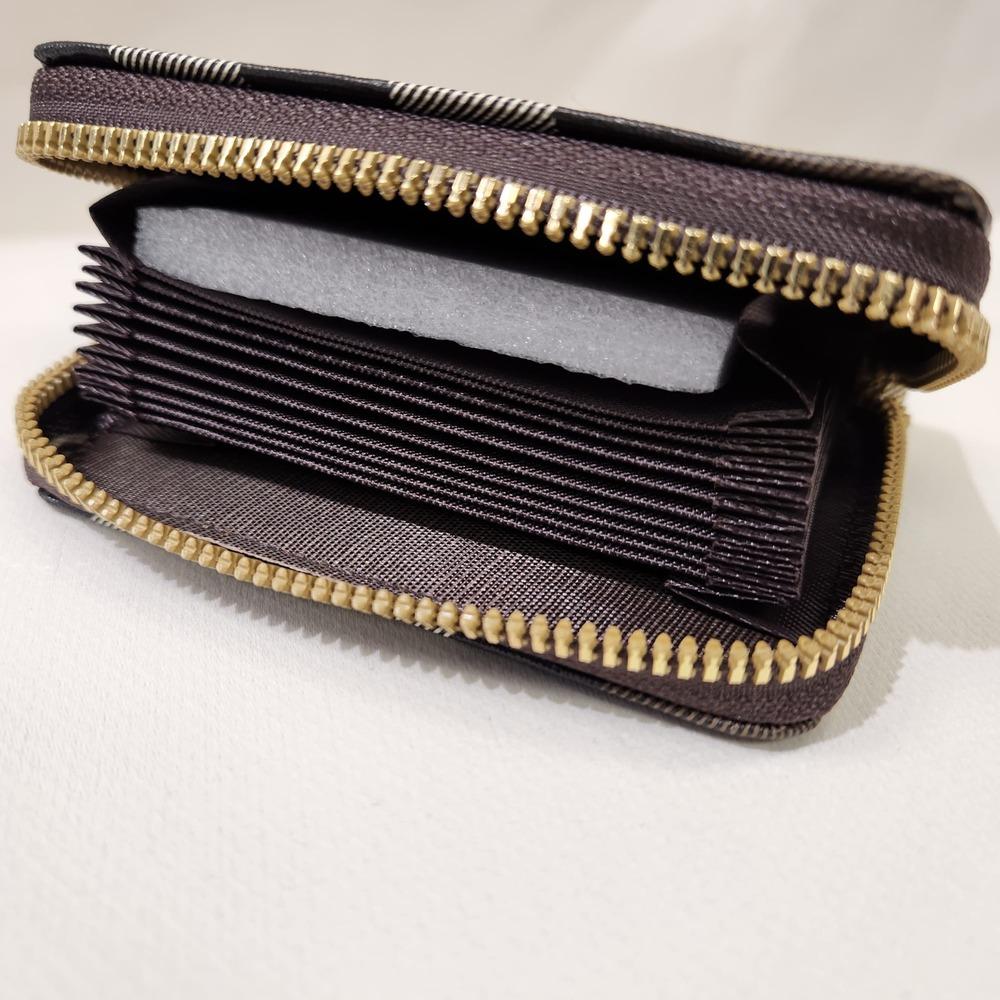 Another view of Quad color striped card holder