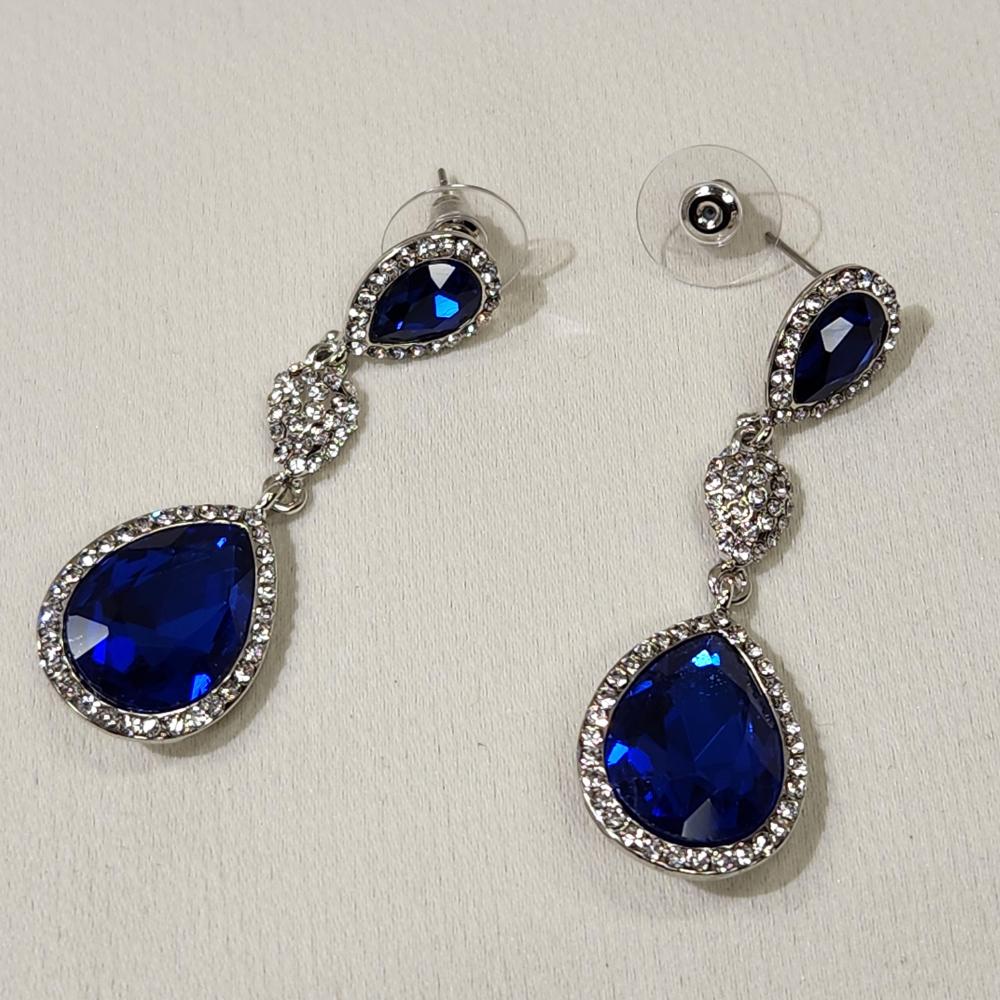 Pushback post of long dangle earrings
