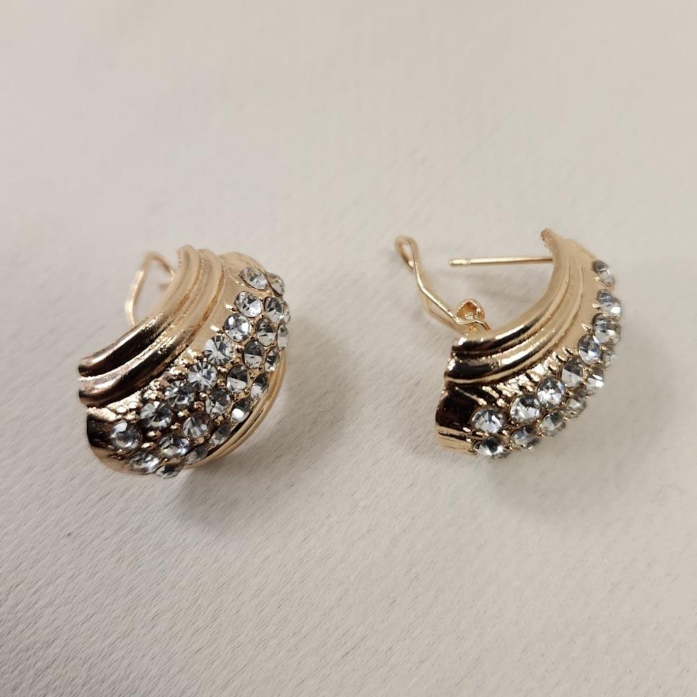 Earrings with omega back post