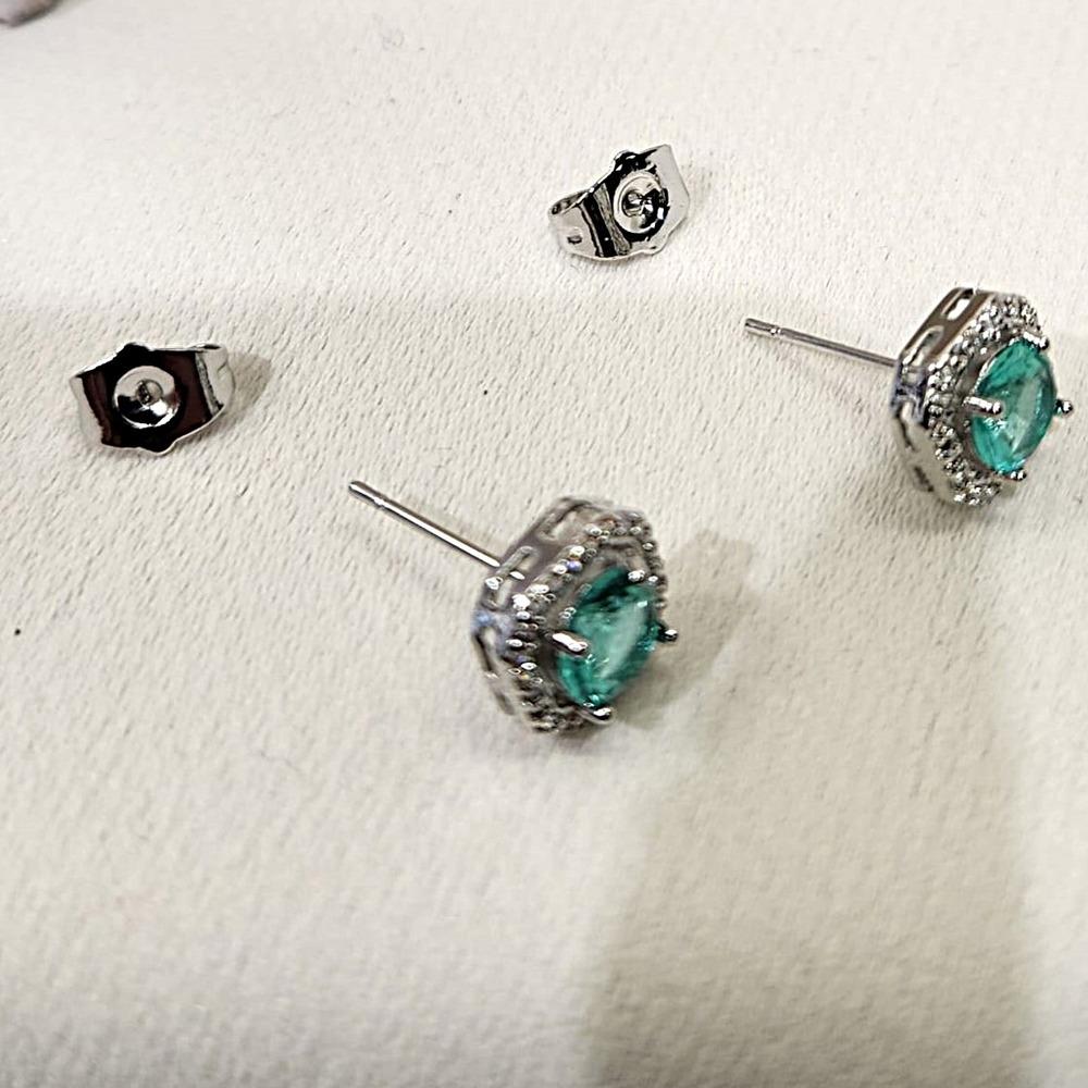 Earrings with pushback post