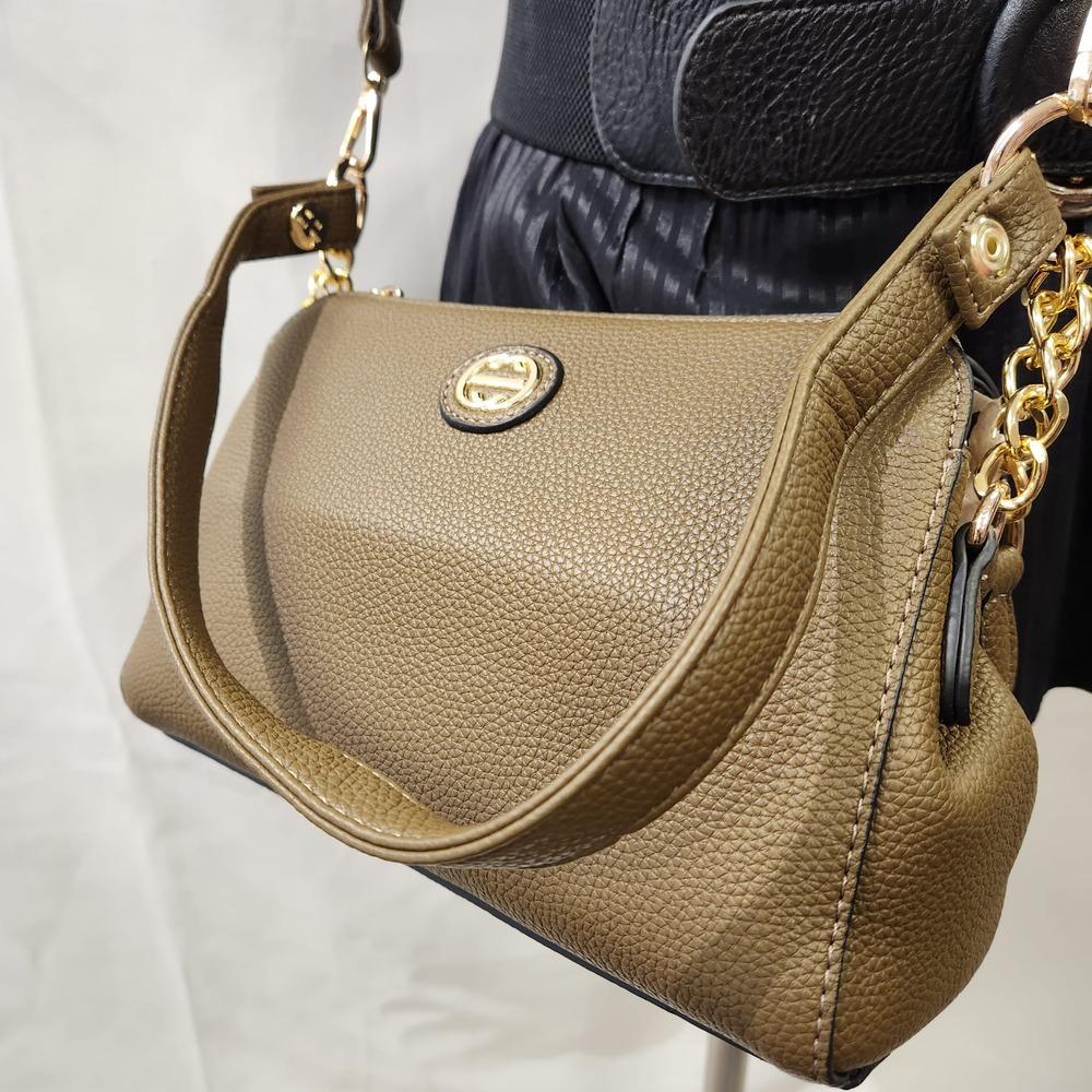 Short detachable strap of army green side bag