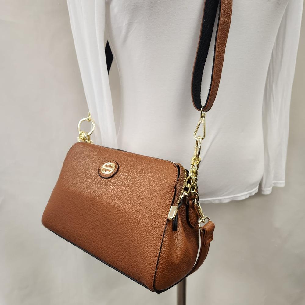 Another view of Tan side bag