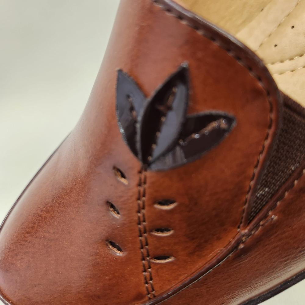 Flat tan shoes