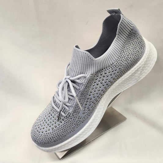 Silver light weight runners with stones