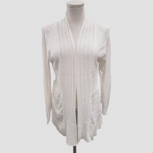 Light weight cardigan in white