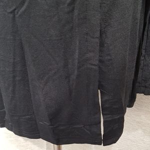 Front side slit of black top