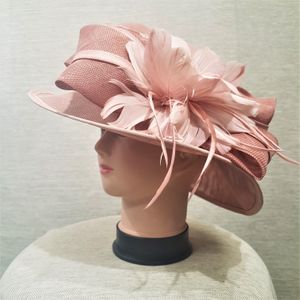 Fascinator Hats or Fascinators Formal dress hat in light pink with bow and feathers thestyleinccanada Fascinator Hats or Fascinators Formal dress hat in light pink with bow and feathers thestyleinccanada