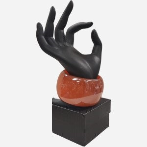 Wide cuff rust color bracelet