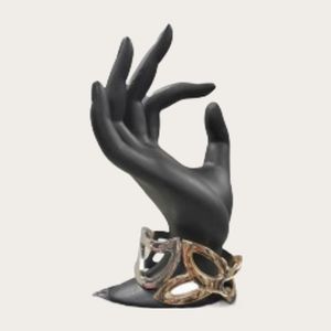 Dual tone cut-out design bracelet