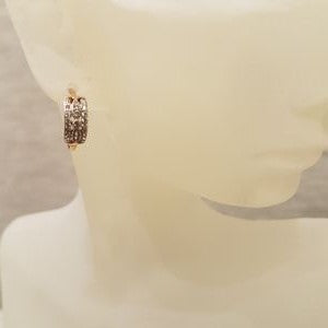 Earrings adorned with stones