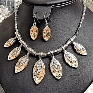 Another view of three piece jewelry set