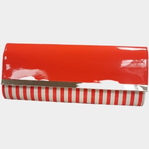 Stylish party purse in red and white color