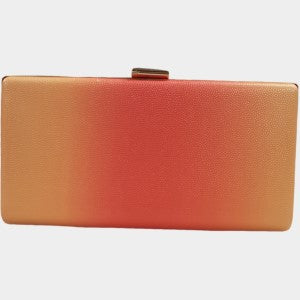 Party purse in yellow red color gradation