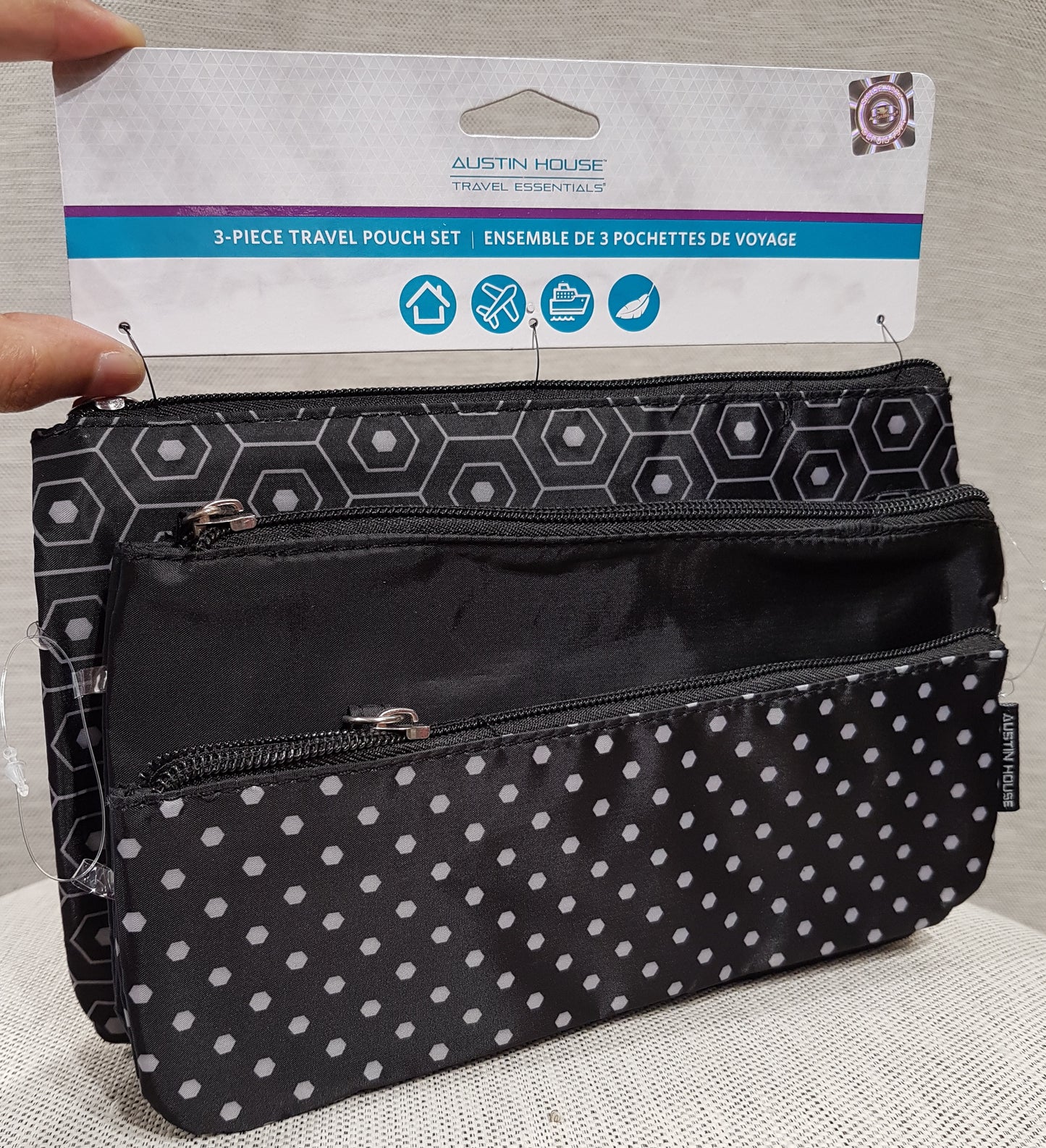 Travel pouch set, Style # T-TA21-0008