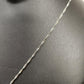 Singaporean style silver tone chain included 