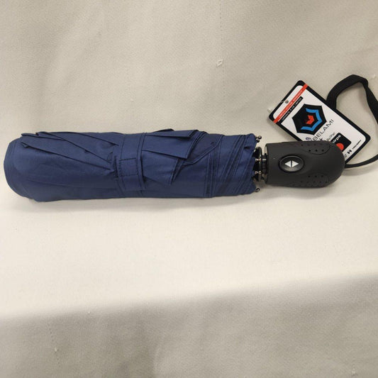 Light weight Belami umbrella in blue color when closed