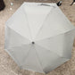 Light weight Belami umbrella in grey color when opened
