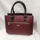 Alternative view of Burgundy handbag 