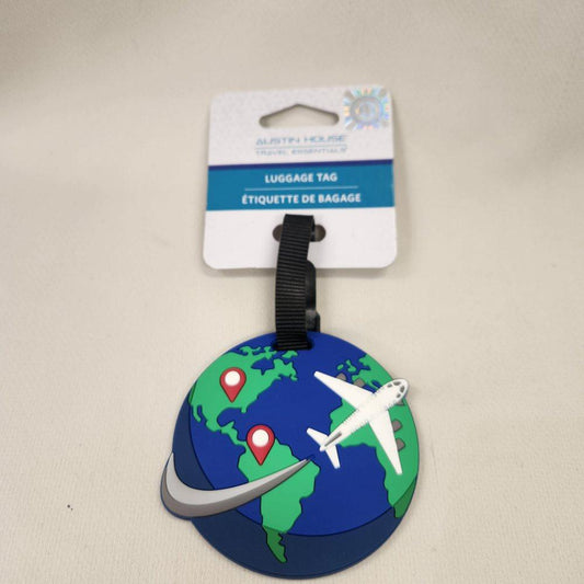 Colorful earth shaped Luggage tag