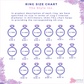 Size chart for rings