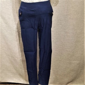 Full view of jeggings for women in blue color