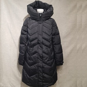 Full view of Winter jacket in black color