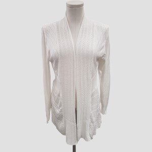 Light weight cardigan in white 