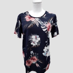 Top in vibrant floral print