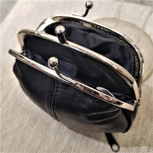 Black color change purse when opened