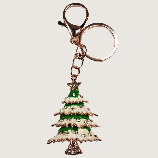 Christmas tree purse charm