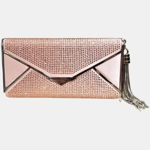 Party purse in dull pink color with pull-pin mechanism